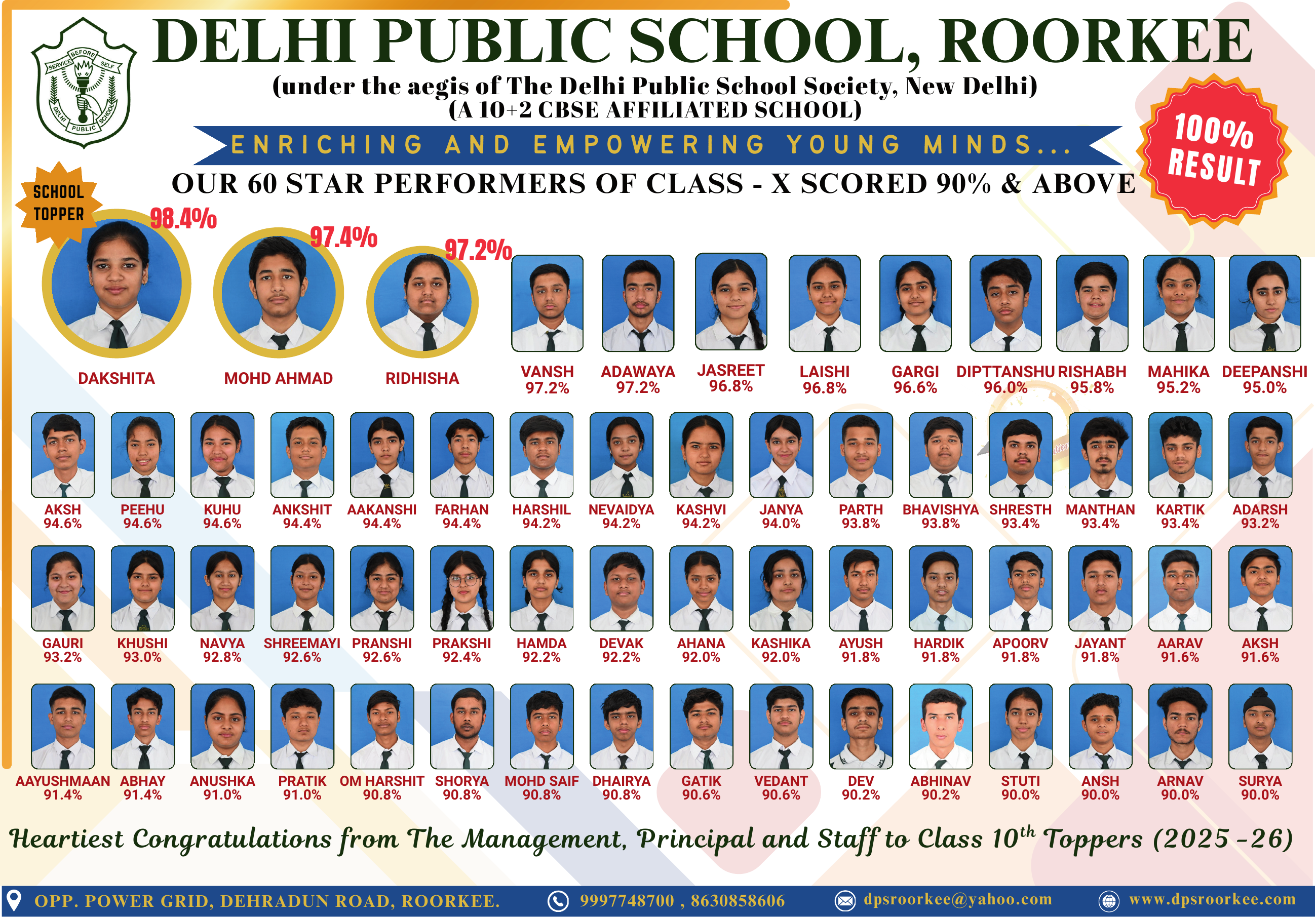 E N R I C H I N G A N D E M P O W E R I N G Y O U N G M I N D S